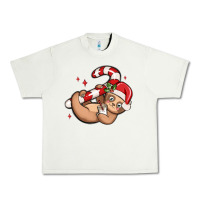 Pistachio cute christmas sloth Urban Heavy Tee - MaliasSmallBusiness