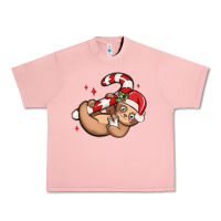 Salmon cute christmas sloth Urban Heavy Tee - MaliasSmallBusiness