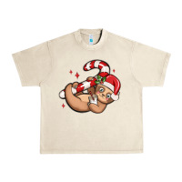 Sandshell cute christmas sloth Urban Heavy Tee - MaliasSmallBusiness