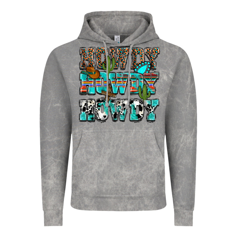 Western Howdy Howdy Howdy Vintage Hoodie by NancyCooperArtShop | Teevron