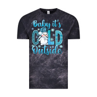 Cloud Black baby its cold outside Vintage Tee - NancyCooperArtShop