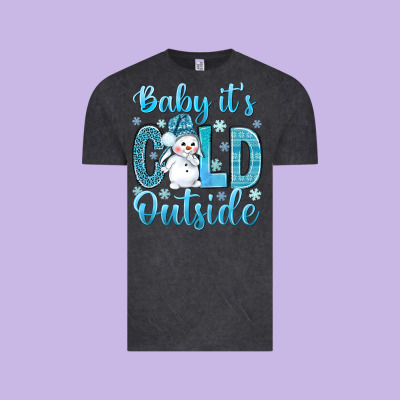 Baby Its Cold Outside Vintage Tee Designed By Nancycooperartshop