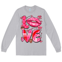 Moon Dust love with lips Long Sleeve Tee - LillyAllenDesigns