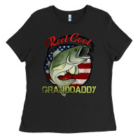 Black reel cool granddaddy fishing Ladies Tee - Jasminsmagicworld