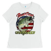 Reel Cool Granddaddy Fishing Ladies Tee | Teevron