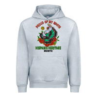 Heather Grey traditional lady hispanic heritage month Urban Hoodie - BundleAndBundleShop