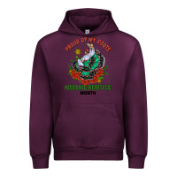 Mauve Wine traditional lady hispanic heritage month Urban Hoodie - BundleAndBundleShop