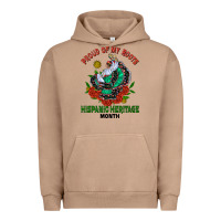 Pigment Burro traditional lady hispanic heritage month Urban Hoodie - BundleAndBundleShop
