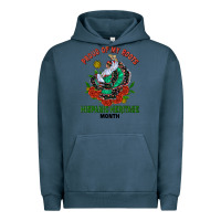 Pigment Midnight Navy traditional lady hispanic heritage month Urban Hoodie - BundleAndBundleShop