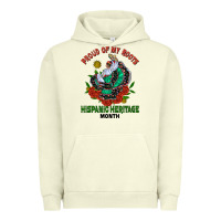 Pigment Pistachio traditional lady hispanic heritage month Urban Hoodie - BundleAndBundleShop