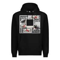 Black senior 2024 customizable Premium Hoodie - CowGirlArtShop
