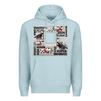 Blue Mist senior 2024 customizable Premium Hoodie - CowGirlArtShop