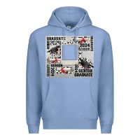 Colony Blue senior 2024 customizable Premium Hoodie - CowGirlArtShop