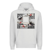 Dove Grey senior 2024 customizable Premium Hoodie - CowGirlArtShop
