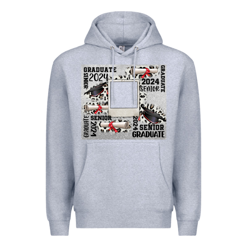 Senior 2024 Customizable Premium Hoodie by CowGirlArtShop | Teevron