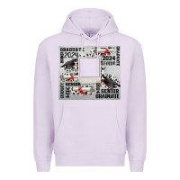 Lilac senior 2024 customizable Premium Hoodie - CowGirlArtShop