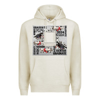 Oatmeal Heather senior 2024 customizable Premium Hoodie - CowGirlArtShop