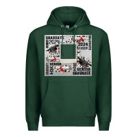Sports Green senior 2024 customizable Premium Hoodie - CowGirlArtShop