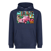 Navy The hunt is on Easter Day Heavyweight Hoodie - CowGirlArtShop