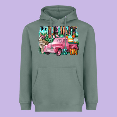 The Hunt Is On Easter Day Heavyweight Hoodie Designed By Cowgirlartshop