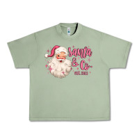 Oil Green santa and co Urban Heavy Tee - MaliasSmallBusiness
