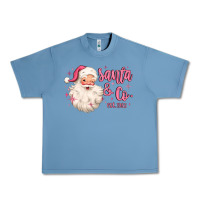 Pebble Blue santa and co Urban Heavy Tee - MaliasSmallBusiness