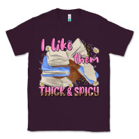 Plum i like them thick and spicy Classic Tee - MaliasSmallBusiness