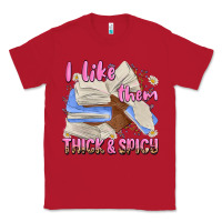 Red i like them thick and spicy Classic Tee - MaliasSmallBusiness