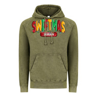Vintage Olive swiftmas season Vintage Hoodie - MaliasSmallBusiness