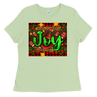 Matcha joy with gloves for Christmas Ladies Tee - AdoDesignShop