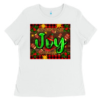 White joy with gloves for Christmas Ladies Tee - AdoDesignShop