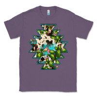 Lavender aztec  cowhide cactus gemstone Classic Tee - JahusDesignShop