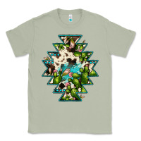 Matcha aztec  cowhide cactus gemstone Classic Tee - JahusDesignShop