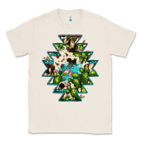 Natural aztec  cowhide cactus gemstone Classic Tee - JahusDesignShop