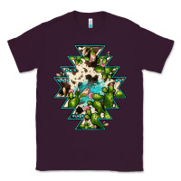 Plum aztec  cowhide cactus gemstone Classic Tee - JahusDesignShop