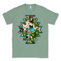 Sage aztec  cowhide cactus gemstone Classic Tee - JahusDesignShop