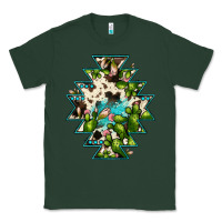 Sports Green aztec  cowhide cactus gemstone Classic Tee - JahusDesignShop