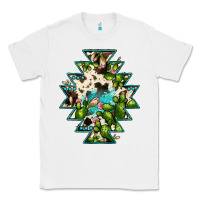 White aztec  cowhide cactus gemstone Classic Tee - JahusDesignShop