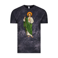 Cloud Black san judas Vintage Tee - JahusDesignShop