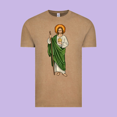 San Judas Vintage Tee Designed By Jahusdesignshop