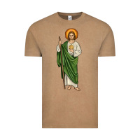 Vintage Coffee san judas Vintage Tee - JahusDesignShop