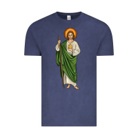Vintage Denim san judas Vintage Tee - JahusDesignShop