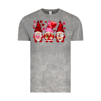 Cloud Rock valentines day gnomies with heart balloon Vintage Tee - NancyCooperArtShop