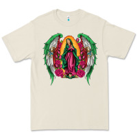 Bone mexican flag wings our lady of guadalupe Premium Tee - Artiststas