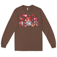 Chestnut valentine's day gnomes Long Sleeve Tee - LillyAllenDesigns