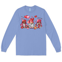 Colony Blue valentine's day gnomes Long Sleeve Tee - LillyAllenDesigns