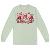 Matcha valentine's day gnomes Long Sleeve Tee - LillyAllenDesigns