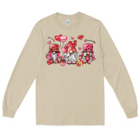 Mushroom valentine's day gnomes Long Sleeve Tee - LillyAllenDesigns