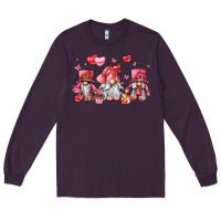 Plum valentine's day gnomes Long Sleeve Tee - LillyAllenDesigns