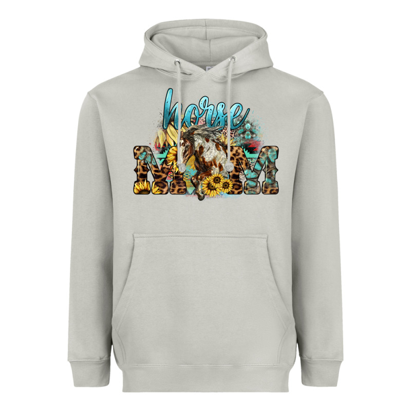 Horse Mom Mother's Day Heavyweight Hoodie by HowdyJamesFarm | Teevron